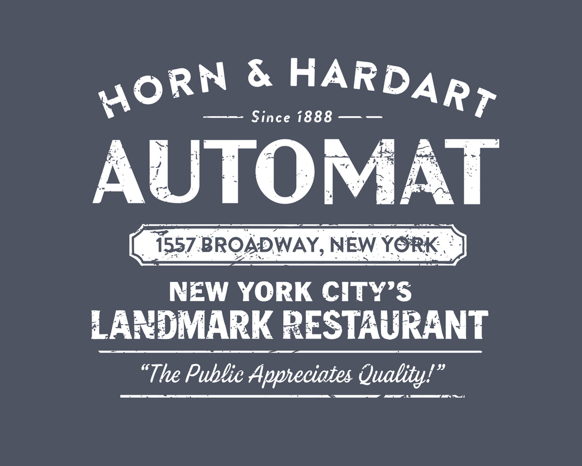 Horn and Hardart Automat T-Shirt Design
