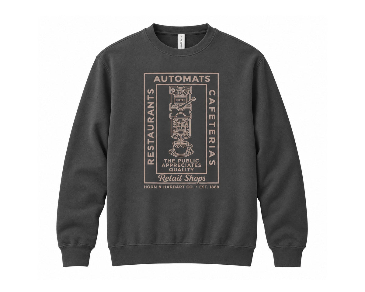 Horn and Hardart Dark Gray Sweater with Graphic