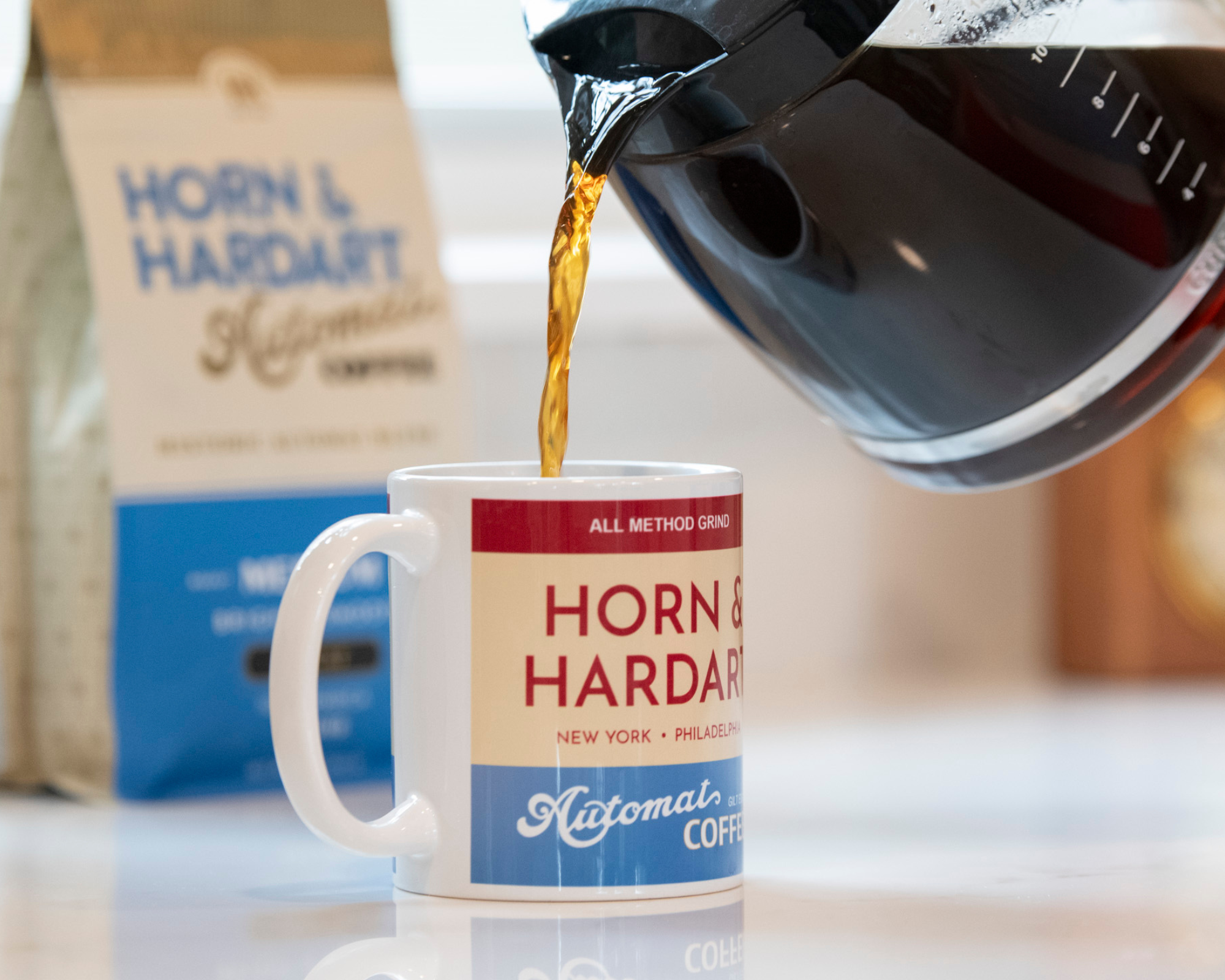 Coffee Pouring into a Horn & Hardart mug