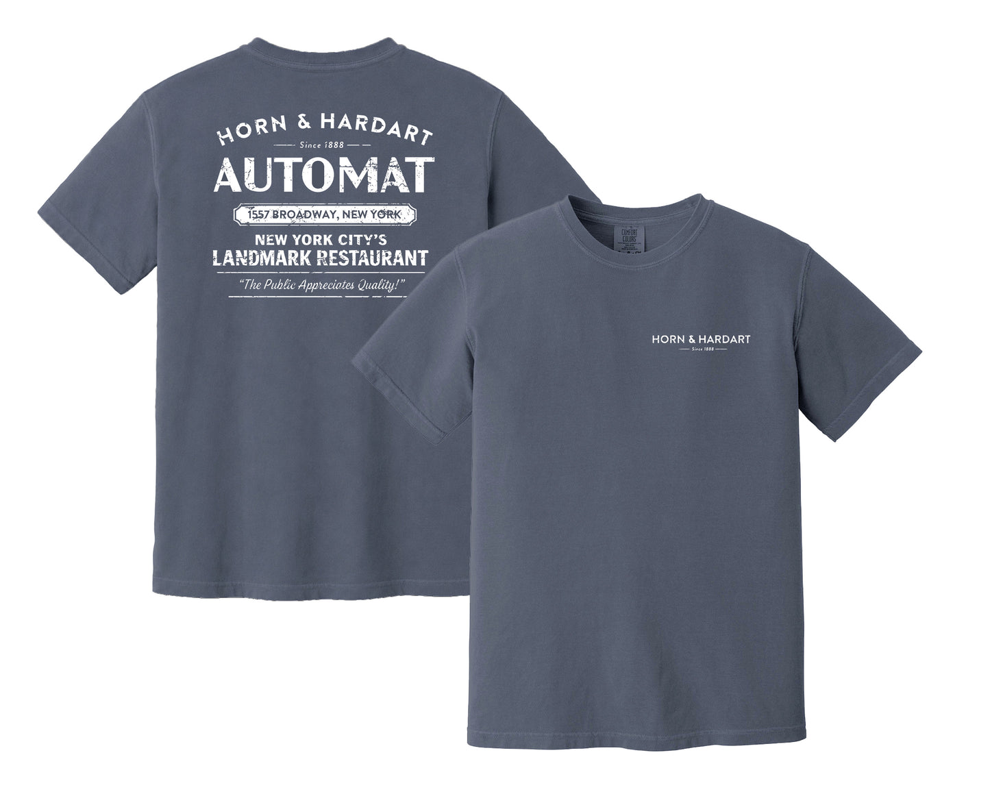 Horn and Hardart Broadway Automat Shirt, Front and Back design
