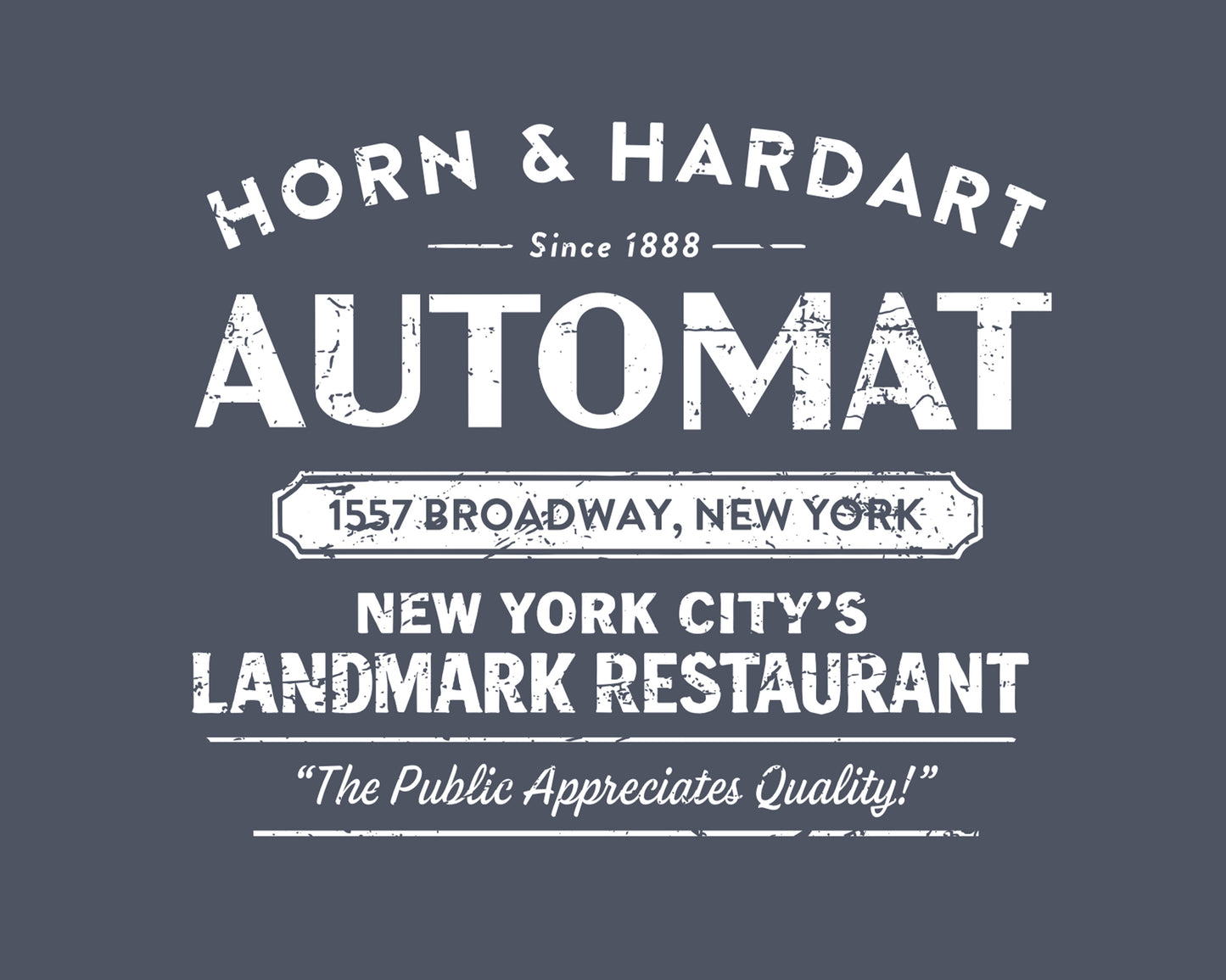 Horn and Hardart Automat T-Shirt Design