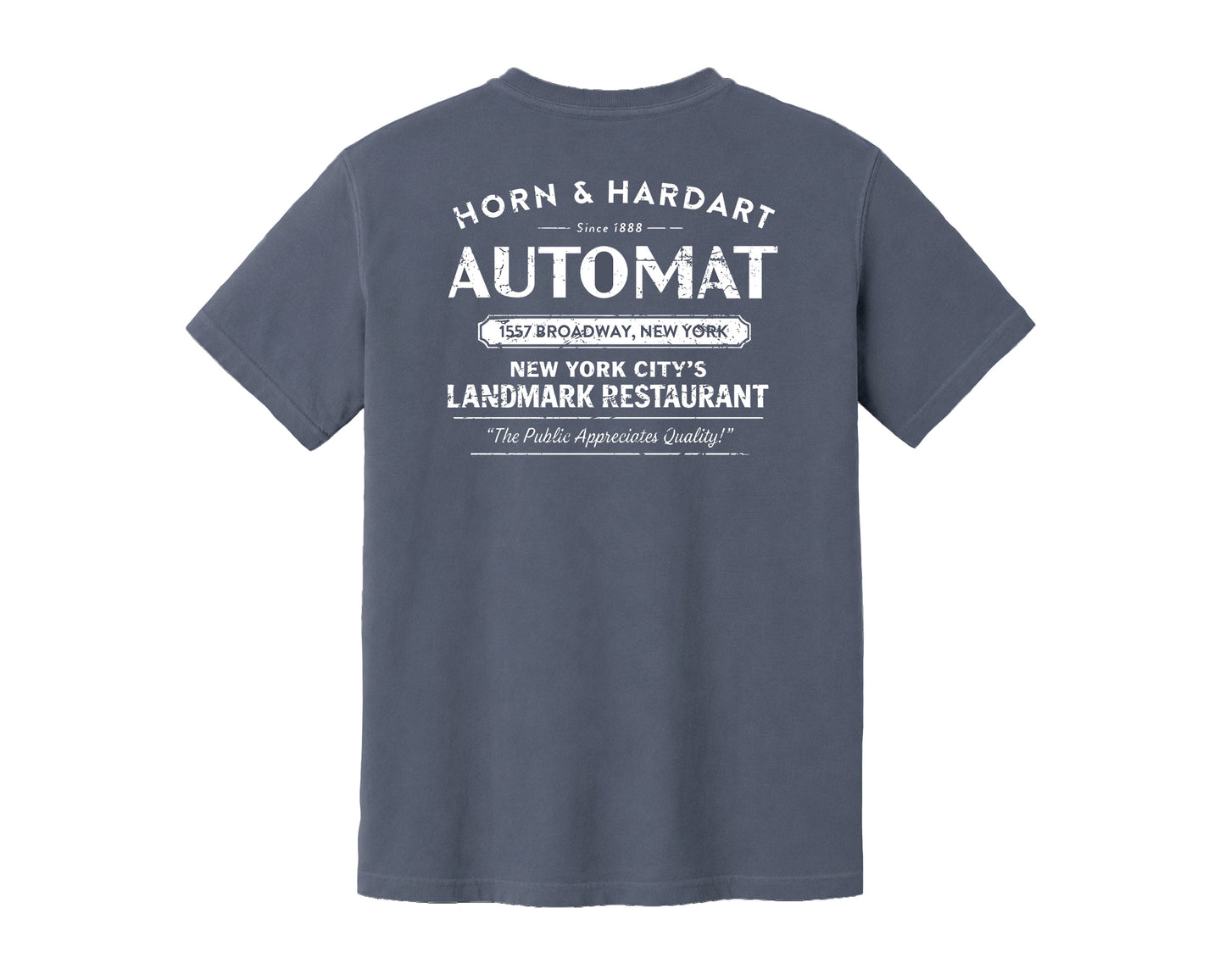 Horn & Hardart Automat T-shirt design on Back