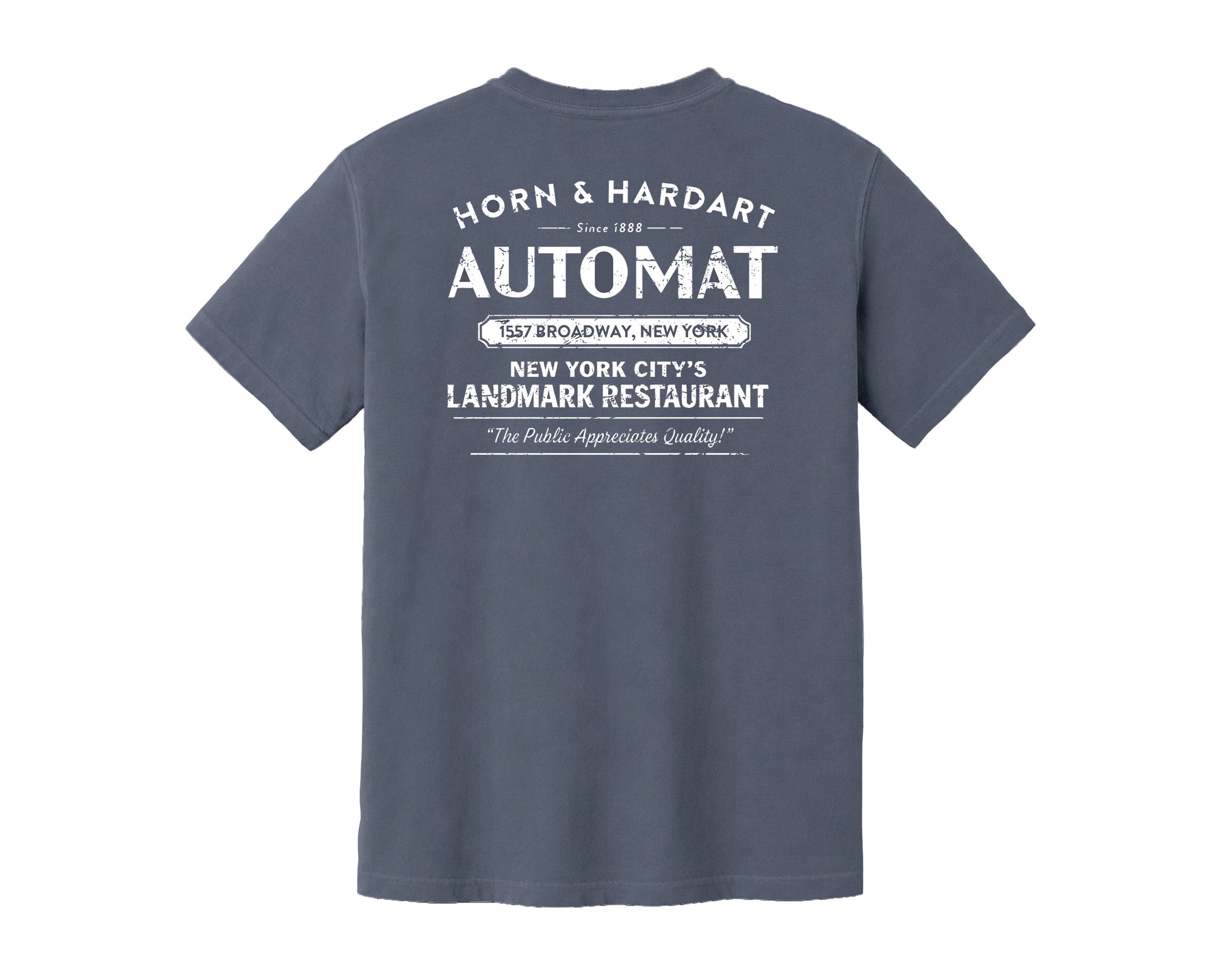 Horn & Hardart Automat T-shirt design on Back