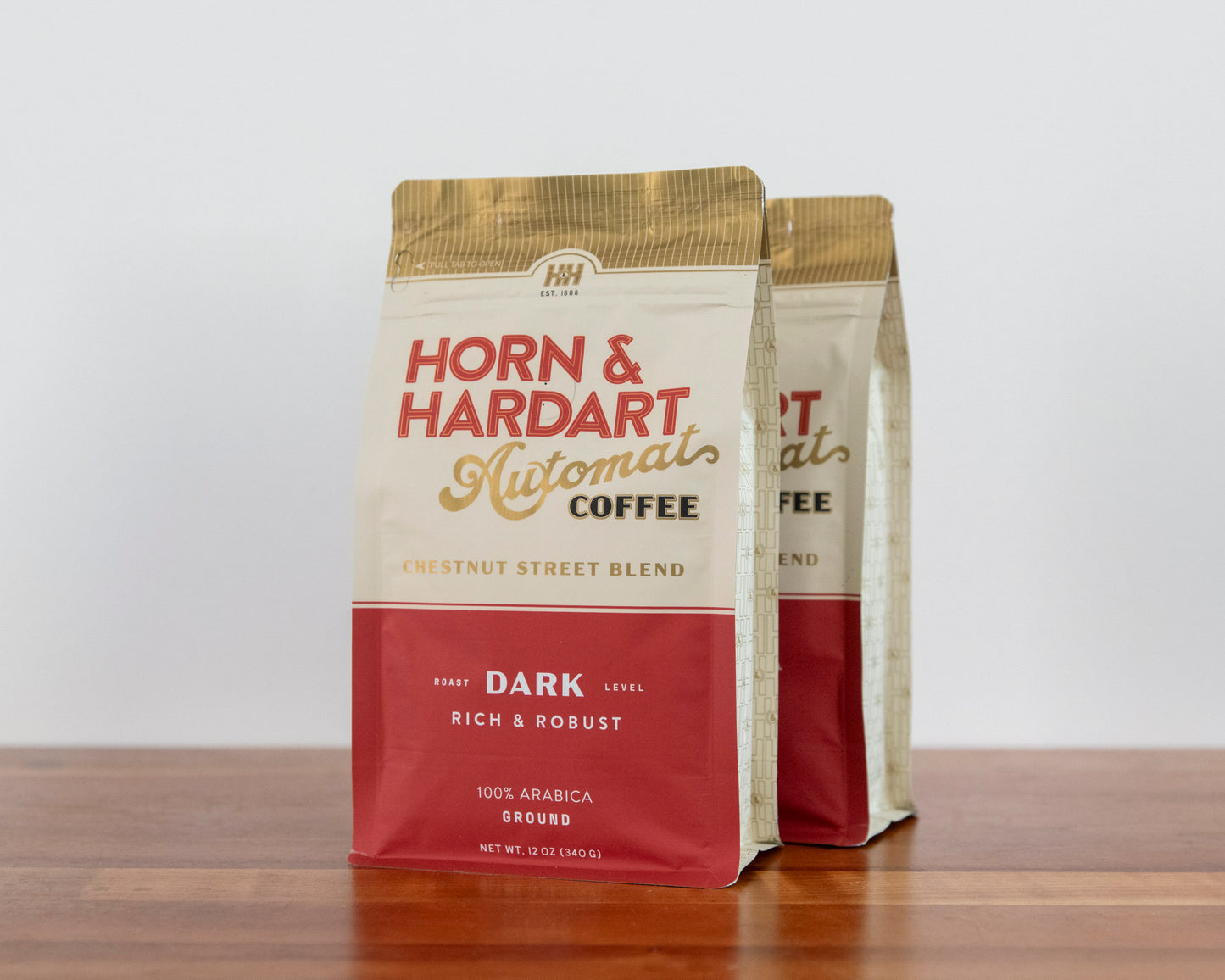 Two Bags of dark roast coffee