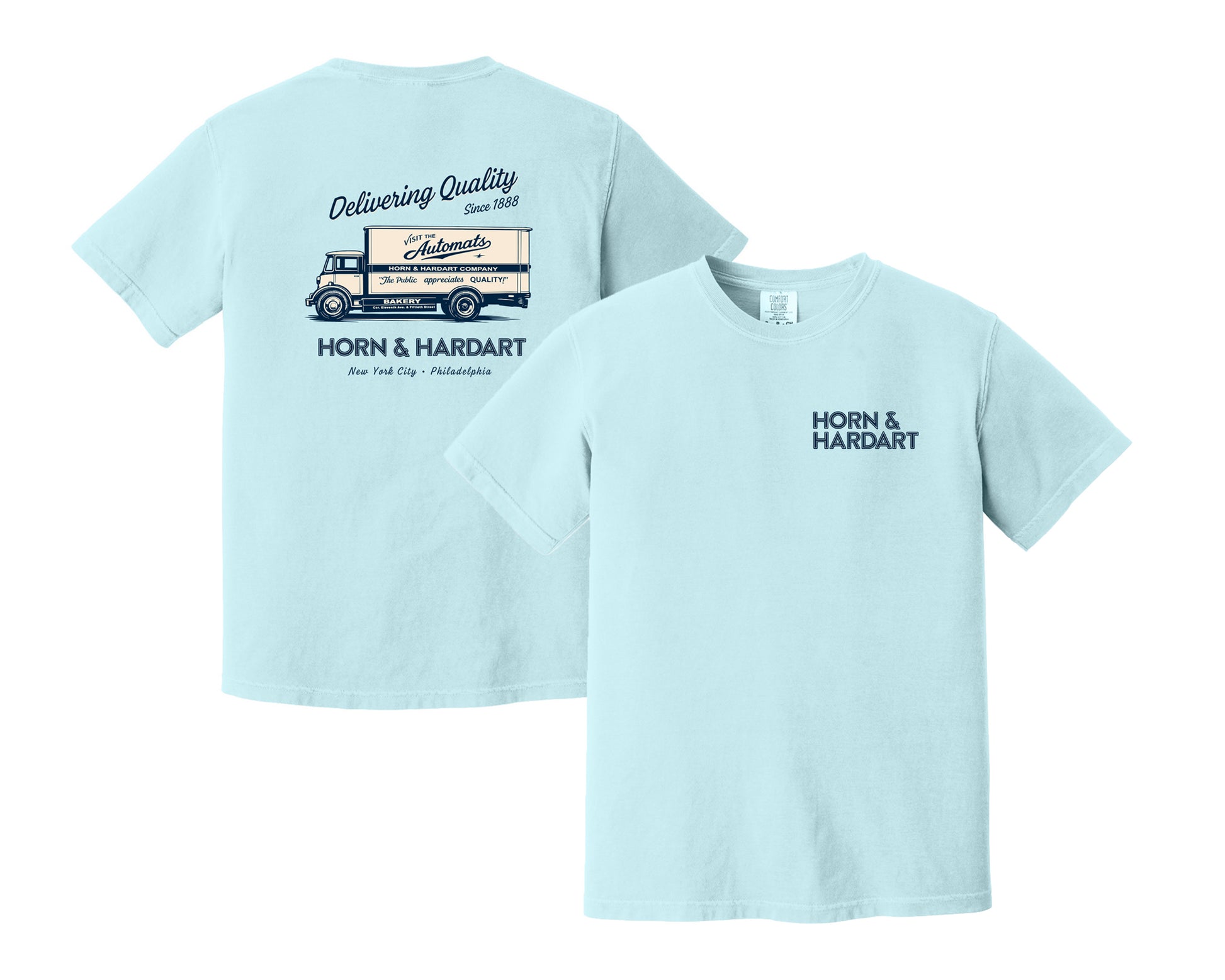 Horn and Hardart T-shirt front and back