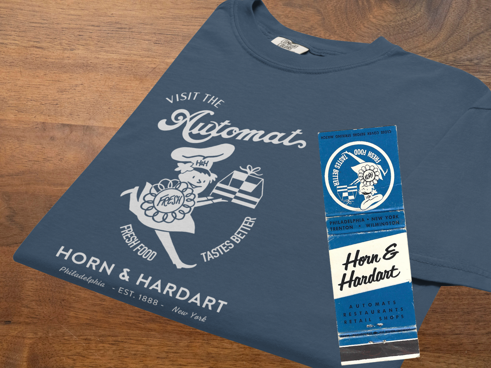 Visit the Automat Tee, Next to matchbook
