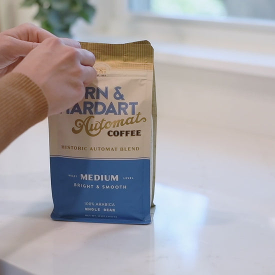 Brewing Medium Roast Whole Bean Horn and Hardart Coffee
