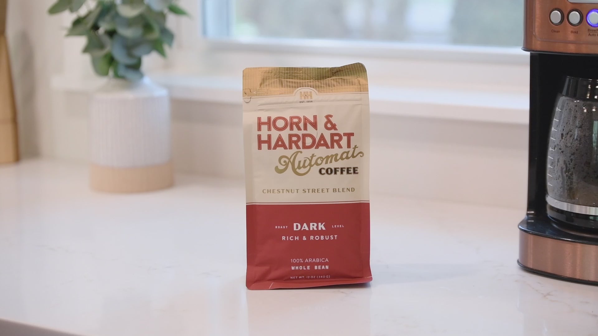 Brewing Dark Roast Horn and Hardart Coffee