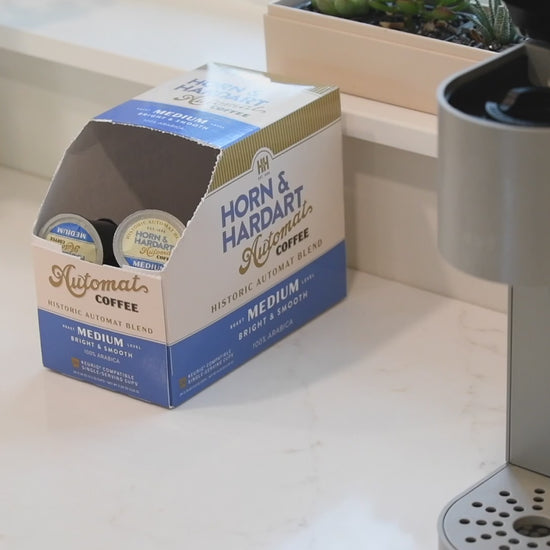 Medium Roast Coffee Pods from Horn and Hardart