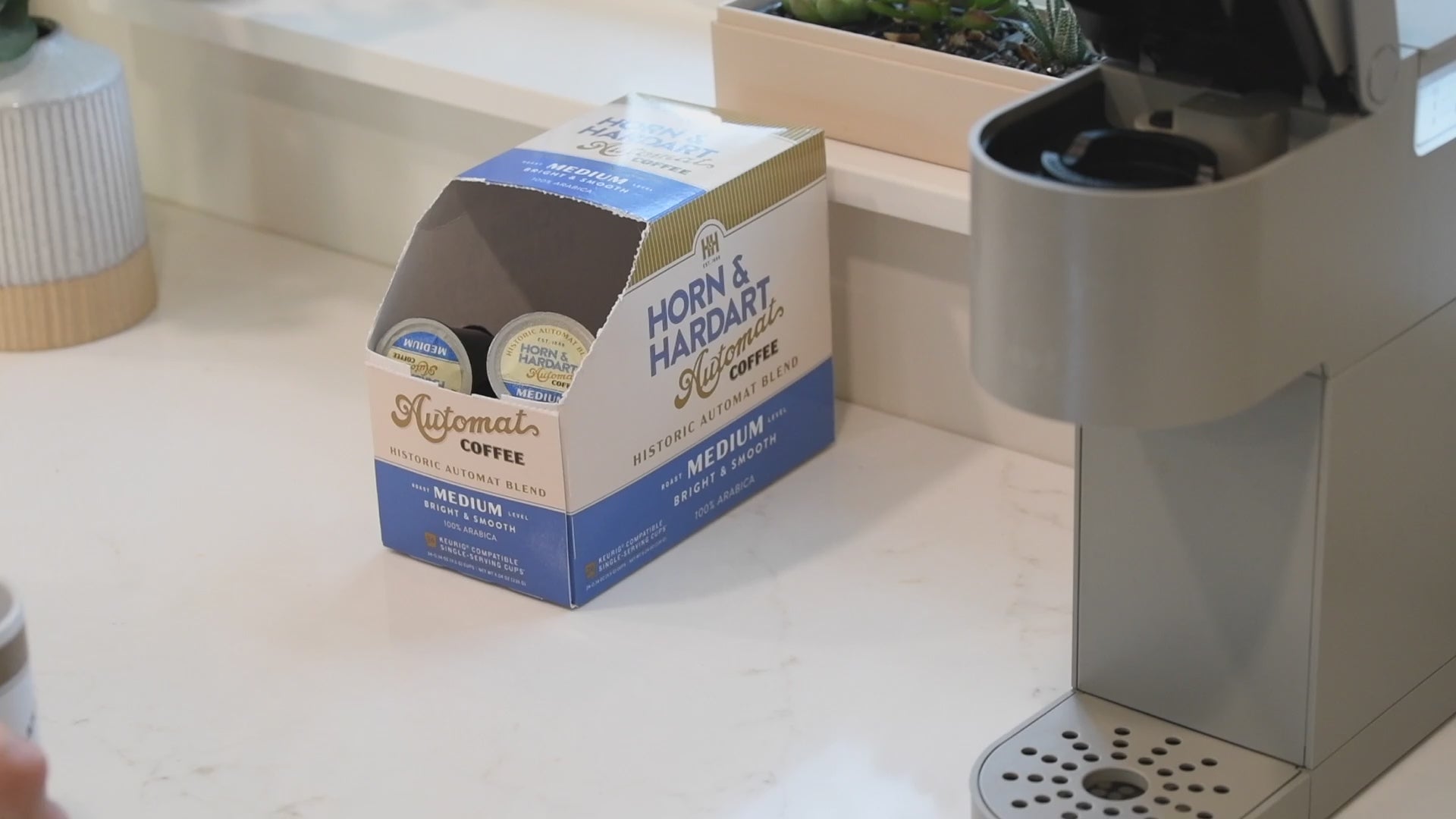 Medium Roast Coffee Pods from Horn and Hardart