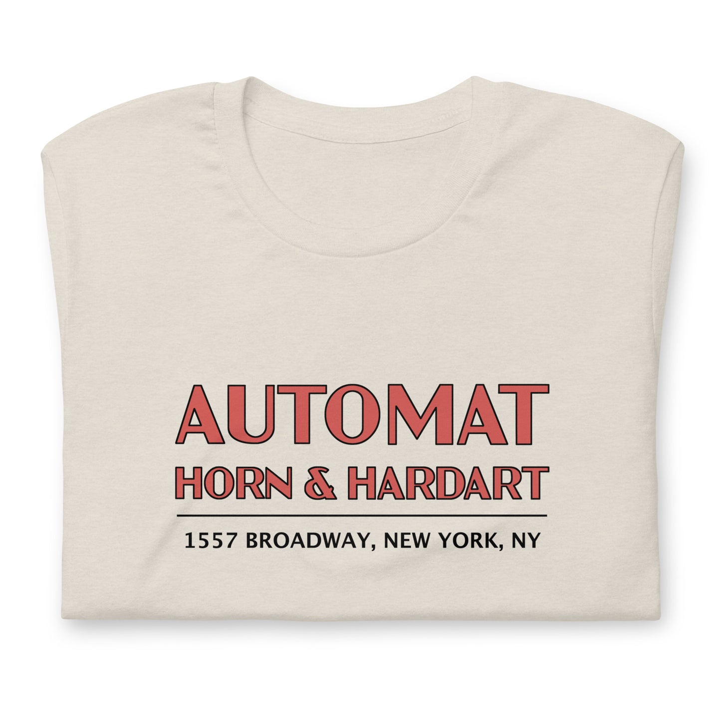 Automat Horn & Hardart t-shirt 1557 Broadway, New York, NY