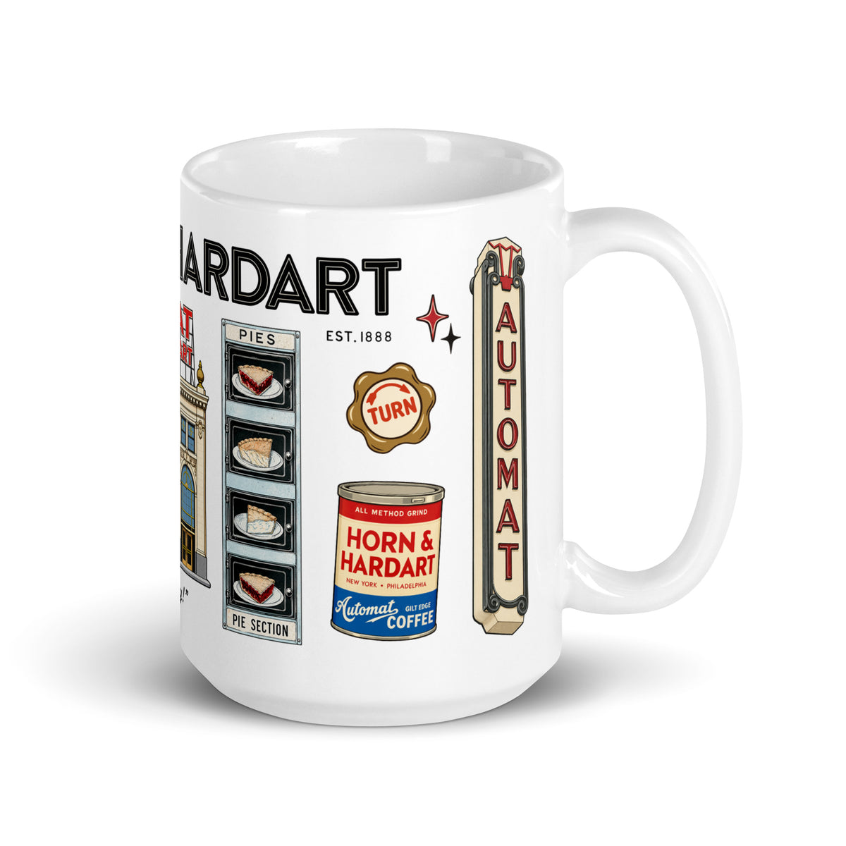 Horn and Hardart Memories Mug Right Side